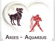 Aries and Aquarius